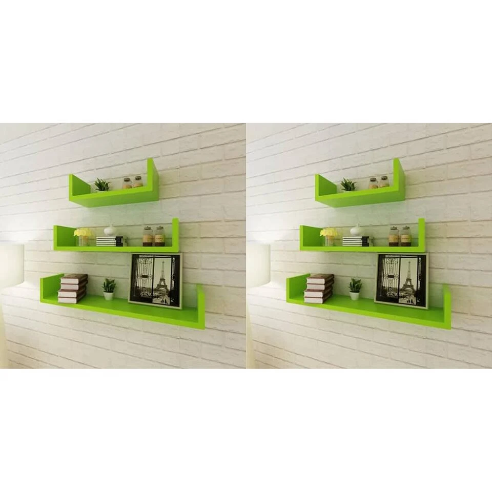 VidaXL Wandplanken 6 St Groen - Afbeelding 2