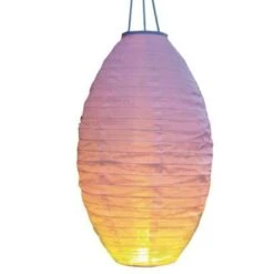 Merkloos Lampion - Solar - Met Realistisch Vlameffect - 30 X 50 Cm