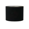 Cilinder Lampenkap Velours - Zwart - Ø40x30cm