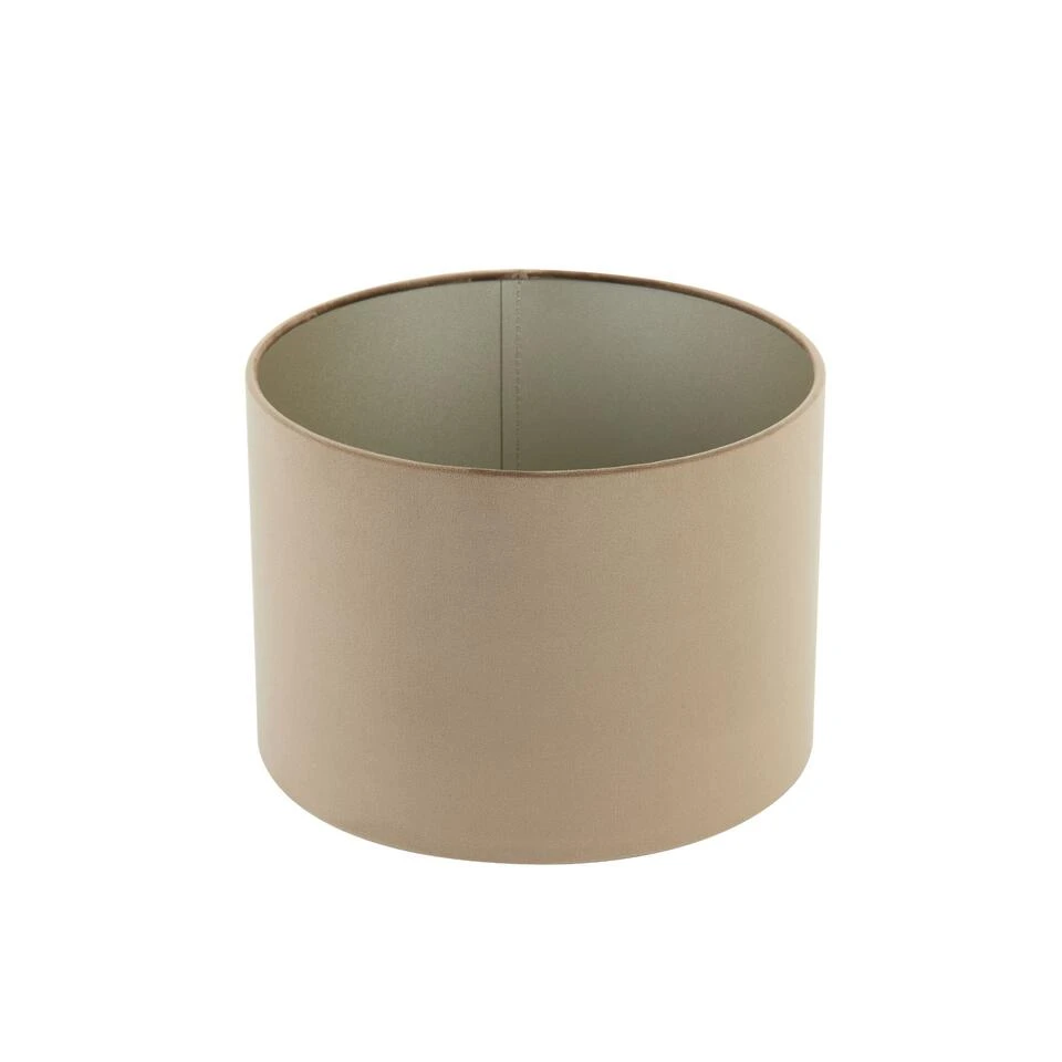 Cilinder Lampenkap Velours - Bruin - Ø40x30cm - Afbeelding 2