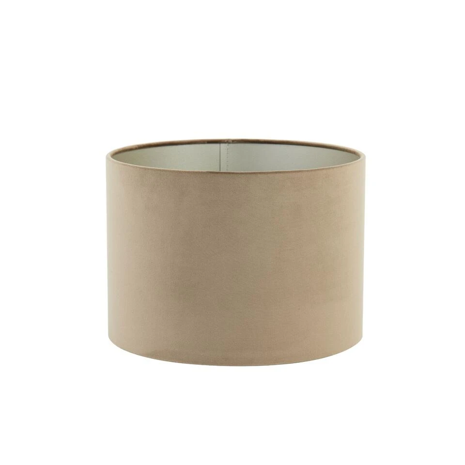 Cilinder Lampenkap Velours - Bruin - Ø40x30cm