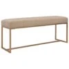 VidaXL Bankje 120 Cm Fluweel Beige