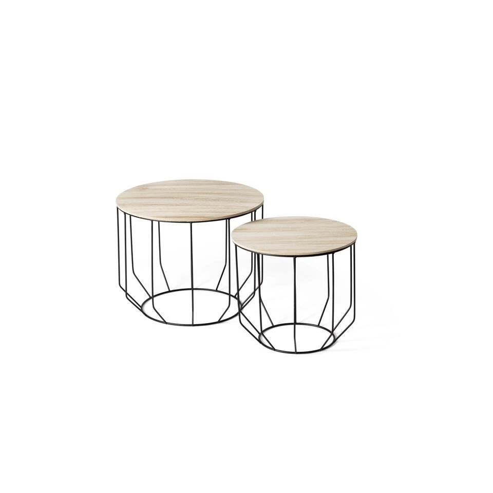 Lifa Living Ulrik Bijzettafel Set Van 2