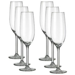 Royal Leerdam Champagneglazen Esprit - 6 Stuks - Glas - 210 Ml