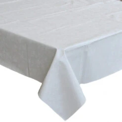 Bellatio Design Tafelzeil - Wit - Bloemen Motief - 140 X 300 Cm