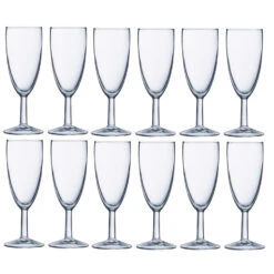 Arcoroc Champagneglazen - 12 Stuks - Glas - 150 Ml