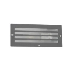 QAZQA Moderne Inbouwlamp Donker Grijs IP44 - Hurricane