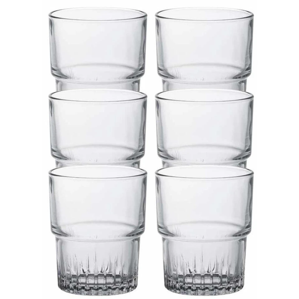 Duralex Koffieglazen Empilable - Transparant - Glas - 180 Ml