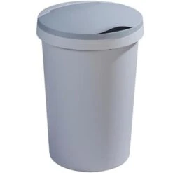 Twinga Prullenbak Met Klepdeksel 45L Grijs