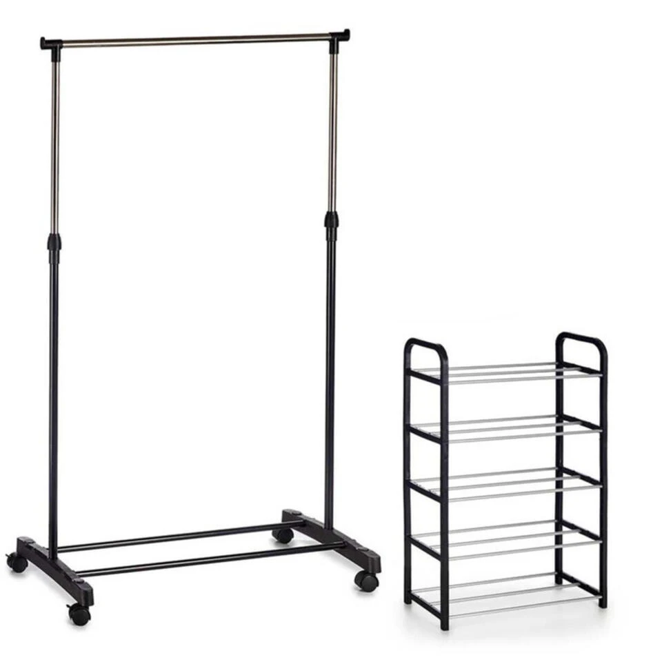 Arte R Kledingrek - Met Bijpassend Schoenenrekje - 80 X 43 X 160 Cm