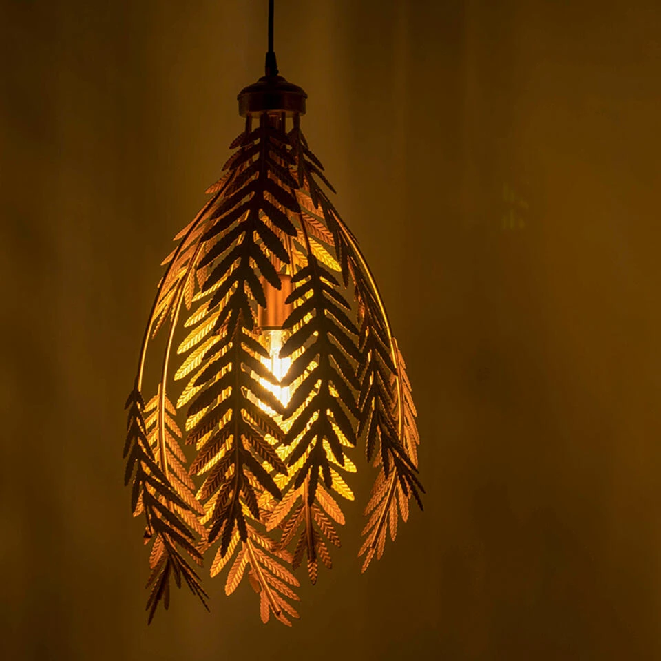 QAZQA Vintage Hanglamp 2-lichts Goud - Botanica - Afbeelding 2