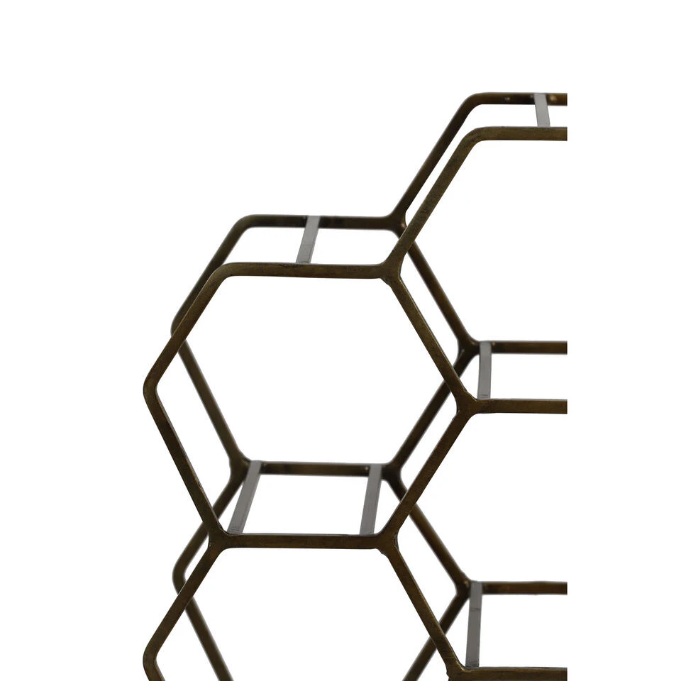 Wijnrek Salbris - Antiek Brons - 12 Flessen - Afbeelding 4