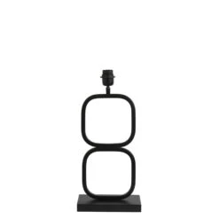 Lampvoet Lutika - Zwart - 23x11,5x46cm