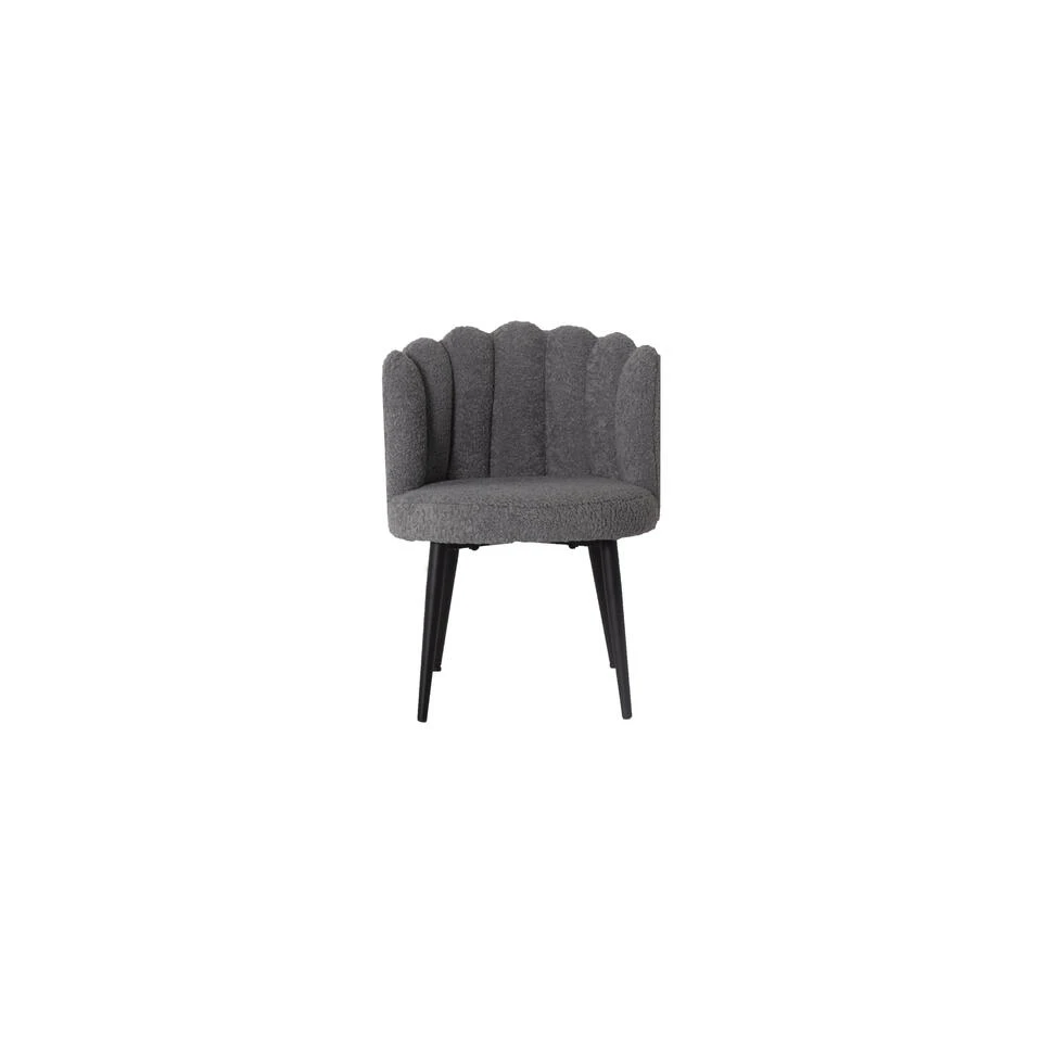 Giga Meubel Eetkamerstoel Teddy Grijs - Zithoogte 45cm - Stoel Julien