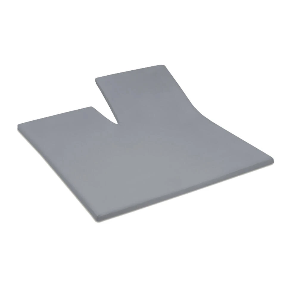 Damai Topper Hoeslaken Enkele Split - Double Jersey -180x200/210cm - Grijs