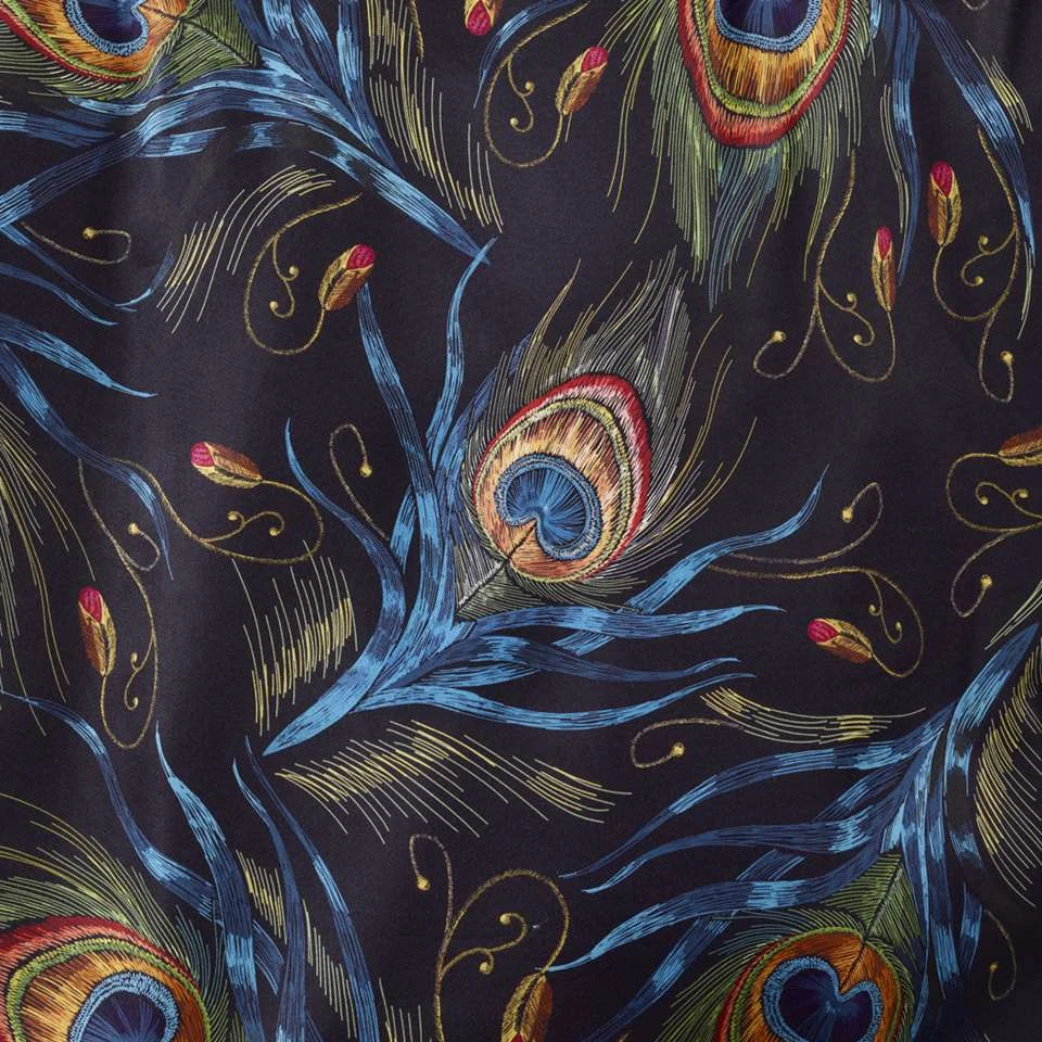 De Witte Lietaer Dekbedovertrek Peafowl - 260 X 240 Cm - Katoen Satijn - Afbeelding 4