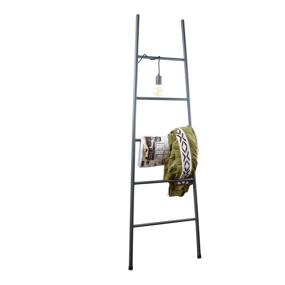 LOFT42 Trap Decoratie Ladder - Metaal - Mat Zwart - 175x50x4 - Afbeelding 2