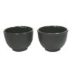 Orange85 Theekopjes Gietijzer Theekop 100 Ml Set Van 2 Zwart
