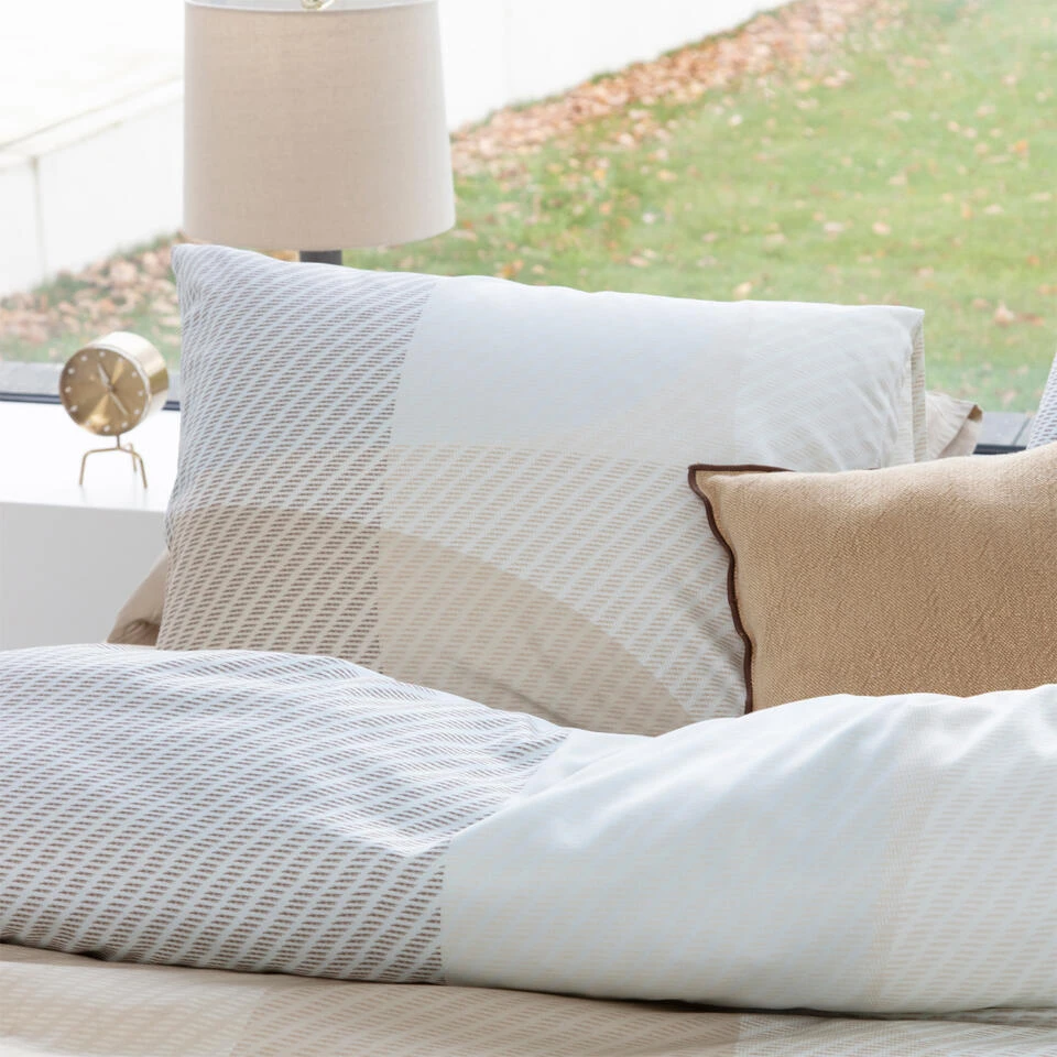 Damai Dekbedovertrek Moore - Satijn - 260x200/220 Cm - Butter Cream - Afbeelding 4