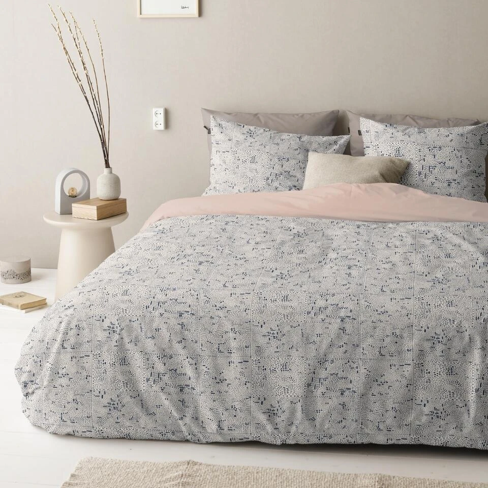 Damai Dekbedovertrek Swift - Biologisch Katoen - 200x200/220 Cm - Cream - Afbeelding 2