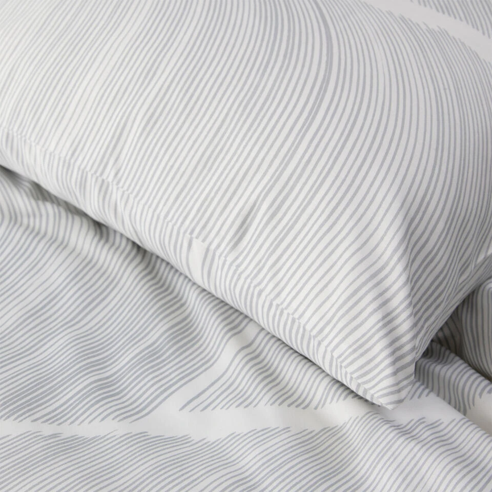 Damai Dekbedovertrek Ocean - Satijn - 200x200/220 Cm - White - Afbeelding 3