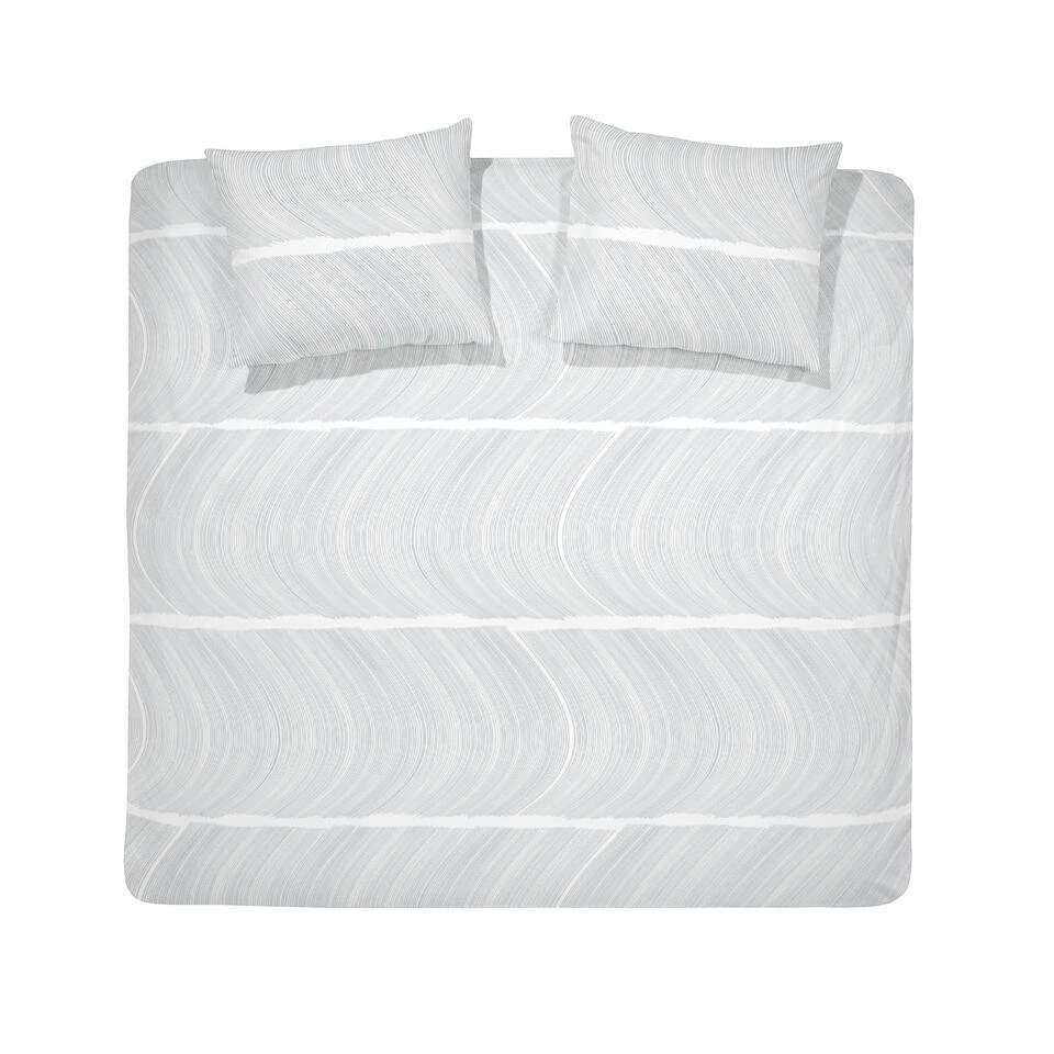 Damai Dekbedovertrek Ocean - Satijn - 200x200/220 Cm - White