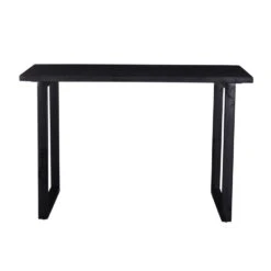 Giga Meubel Countertafel Zwart Mangohout - 180x80x90cm - Martin