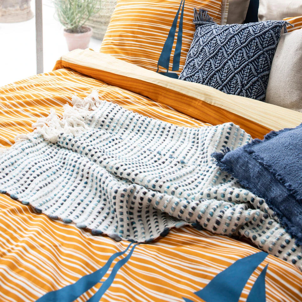 Cinderella Dekbedovertrek Boats - Katoen - 140x200/220 Cm - Burned Orange - Afbeelding 4