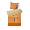 Cinderella Dekbedovertrek Boats - Katoen - 140x200/220 Cm - Burned Orange