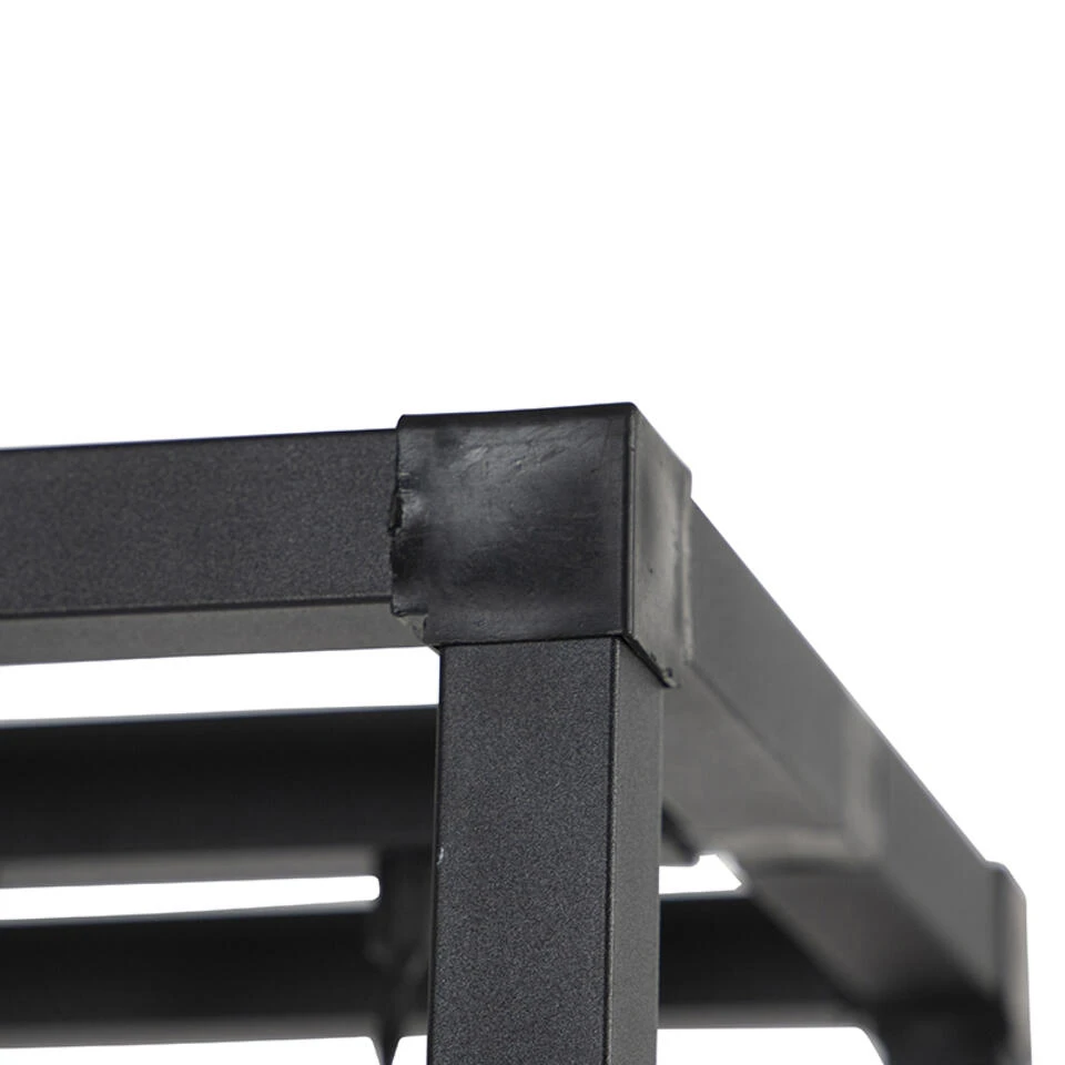 QAZQA Industriële Vloerlamp Zwart 3-lichts - Big Cage - Afbeelding 4