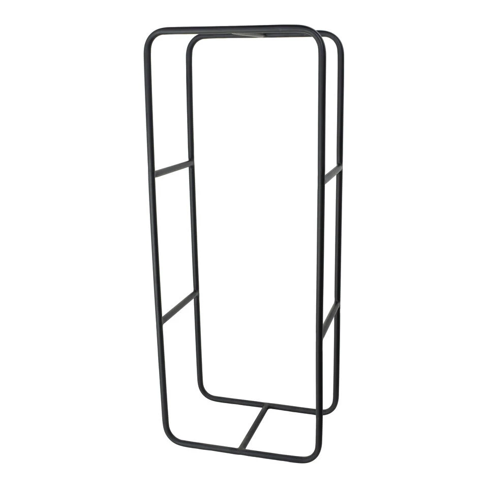 LOFT42 Fira Haardhoutrek Rechthoek Zwart Metaal - 100x40x25 - Afbeelding 2