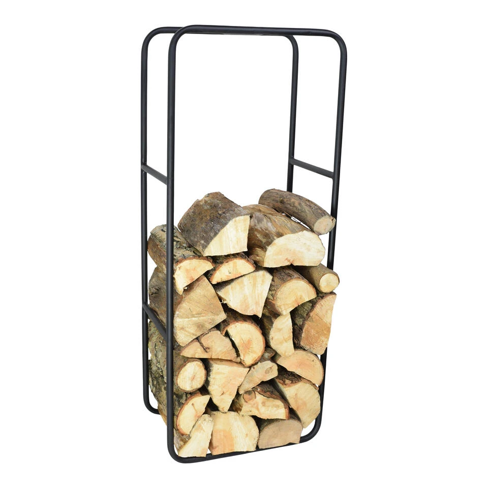 LOFT42 Fira Haardhoutrek Rechthoek Zwart Metaal - 100x40x25