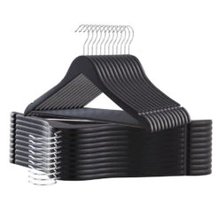 ACAZA 20 Stuks Massief Houten Kledinghangers, Esdoorn Hout