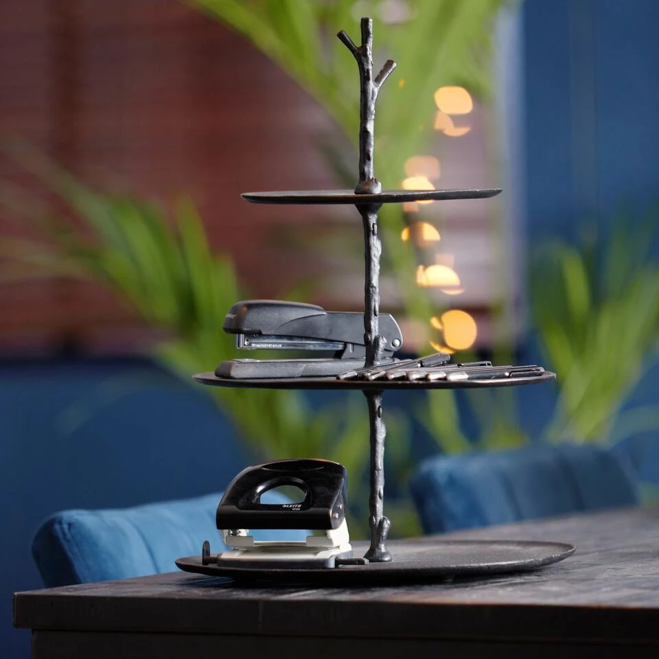 Etagère Tresa - Zwart - 3 Laags - Afbeelding 2