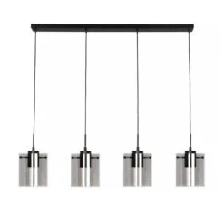 Freelight Hanglamp Interno - 4 Lichts - 120 X150 Cm - Zwart