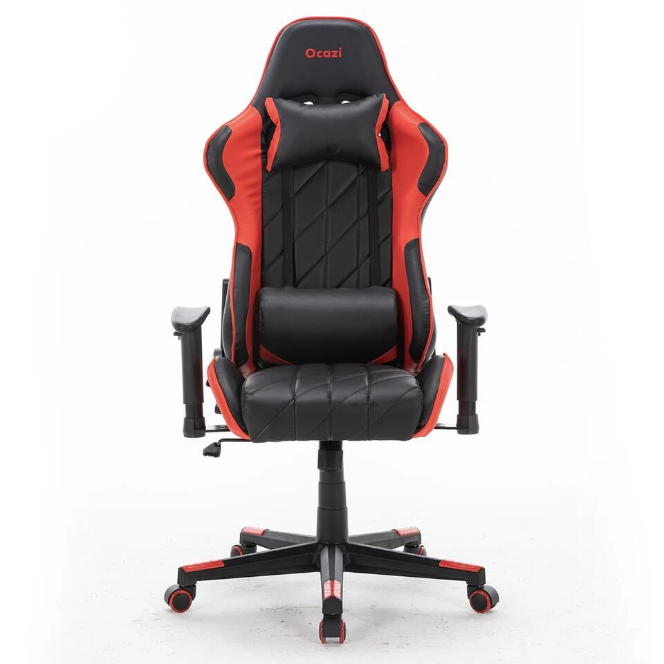 Gamestoel Nevada - Zwart / Rood - Gaming Stoel - Bureaustoel - Afbeelding 3