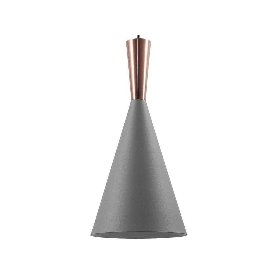 Beliani Hanglamp TAGUS - Grijs Aluminium