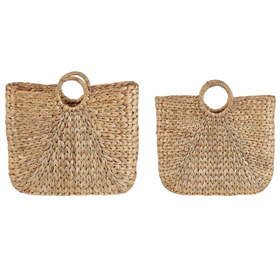 Beliani Mand POMPANO - Beige Waterhyacinth - Afbeelding 4