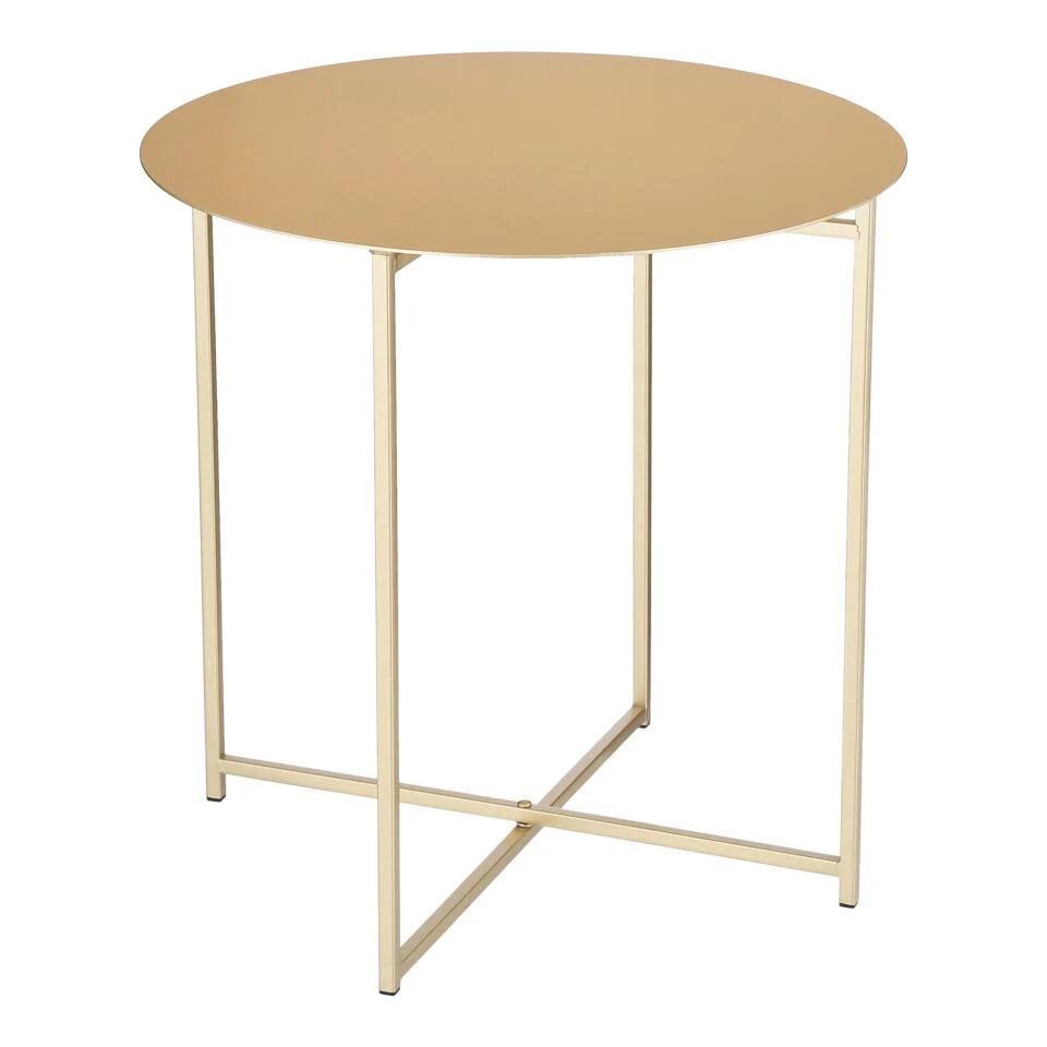 Mica Decorations Mikki Bijzettafel - H45 X Ø45 Cm - Goud