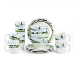 Wiebe Van Der Zee Set 16 Delig Servies 4 Persoons Beste Stuurlui