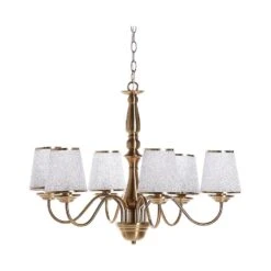 Beliani Hanglamp BRADANO - Messing Metaal