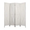 LW Collection Kamerscherm 4 Panelen Wit 170X160CM - Paravent - Scheidingswand