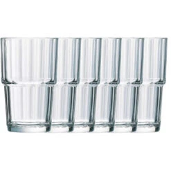 Arcoroc Longdrinkglazen Norvege - 6 Stuks - Glas - 270 Ml