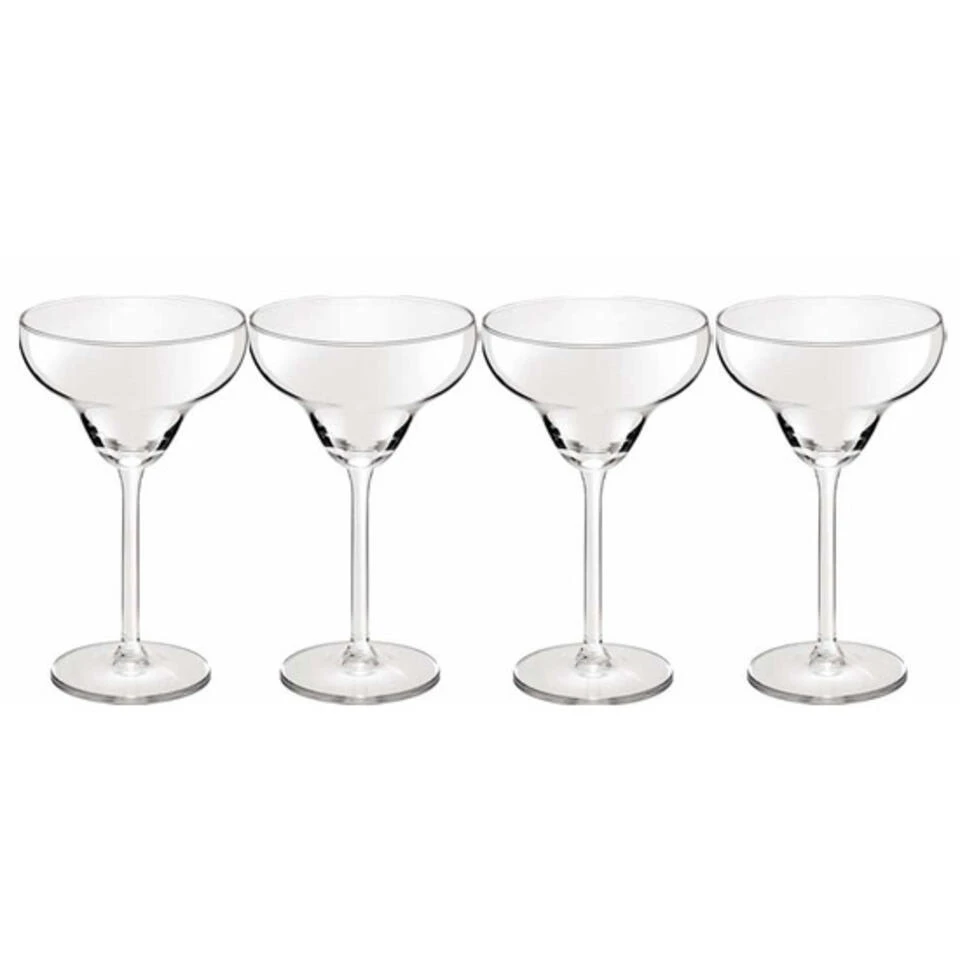 Royal Leerdam Cocktailglazen Margarita - 4 Stuks - Glas - 300 Ml