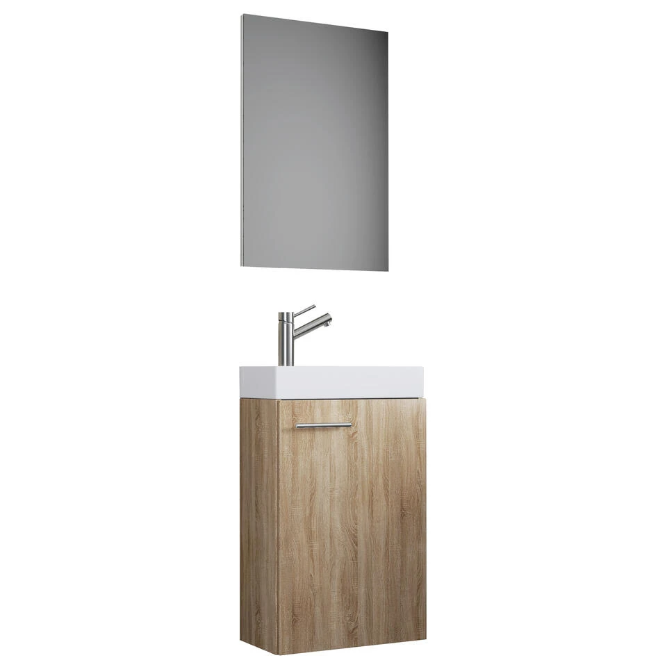 Hioshop Badkamer Victor Mdf - Eiken