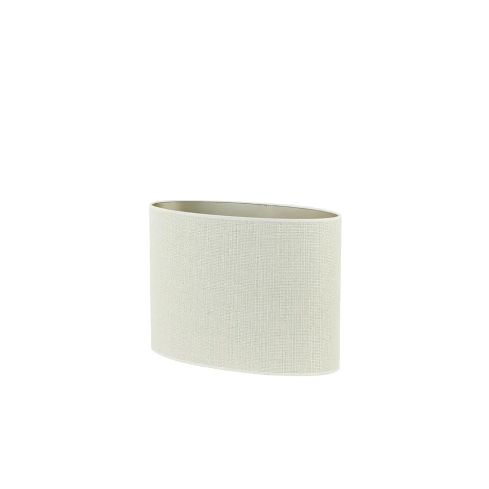 Lampenkap Ovaal Saverna - Eiwit - 30x15x25cm - Afbeelding 4