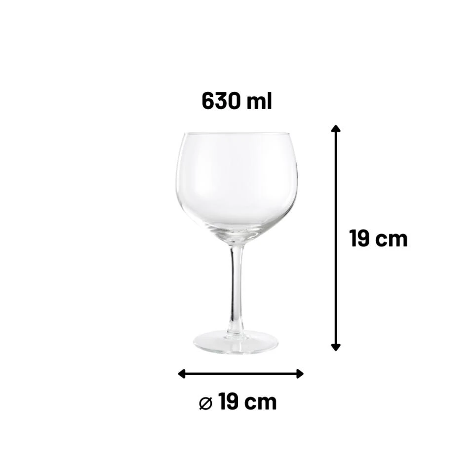 Orange85 Gin Tonic Glazen Set Van 4 630 Ml - Afbeelding 4