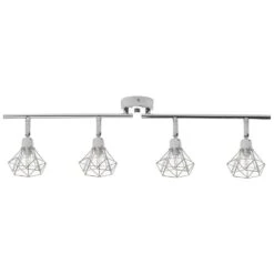 Beliani Muurlamp ERMA - Zilver Metaal