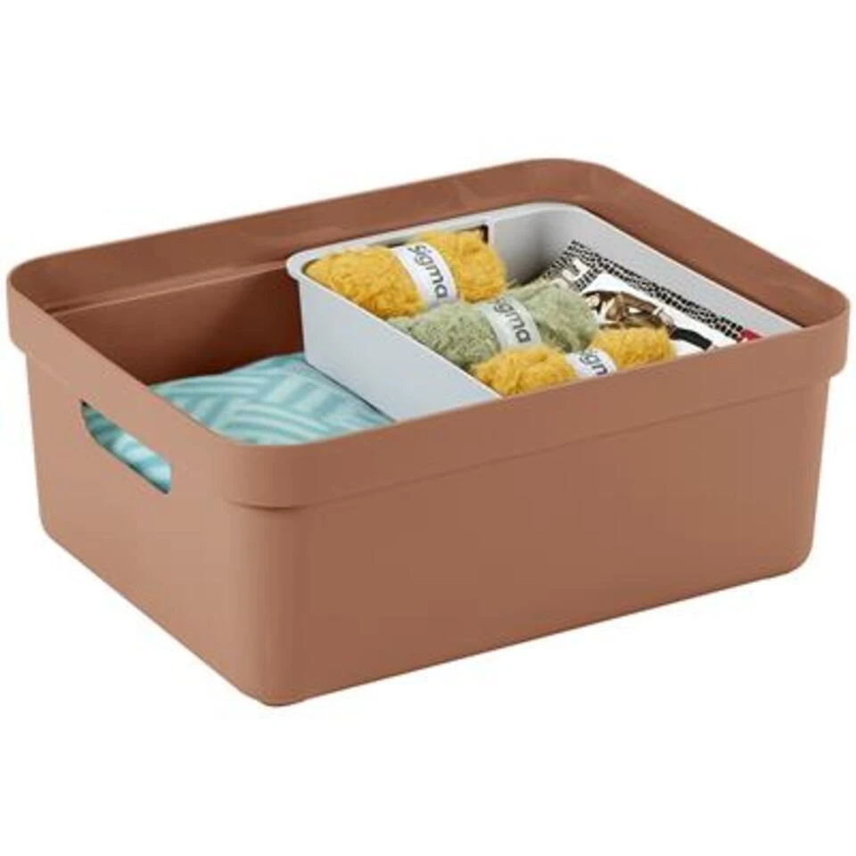 Sigma Home Opbergbox 24L Terra - Afbeelding 3