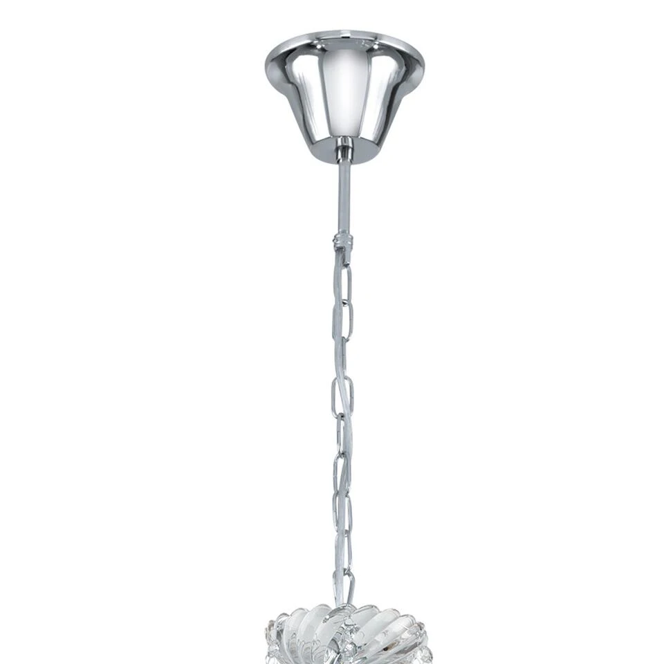 EGLO Basilano 1 Hanglamp - E14 - Ø 72 cm - Chroom - Afbeelding 3